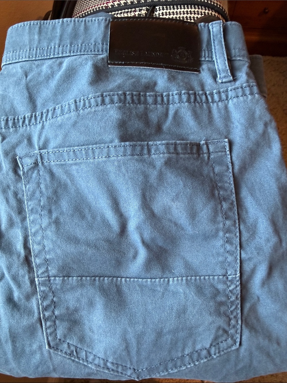 English Laundry Men's Dark Brown Chinos